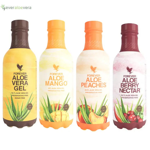 Forever Living aloe vera dranken Bundel pakket 4x 1000 ml