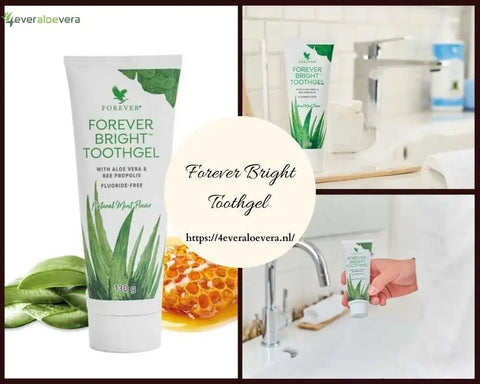 Ervaar de Zachte Reiniging van Forever Bright Toothgel met Aloë Vera en Propolis