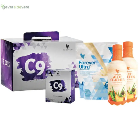 forever c9 peaches vanilla koop nu voor detox, afslanken en een gezond leven