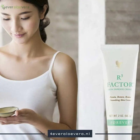 Verjong Je Huid met Forever R3 Factor®: Een Samenstelling van Vitamines en Aloë Vera voor Een Stralende Teint!