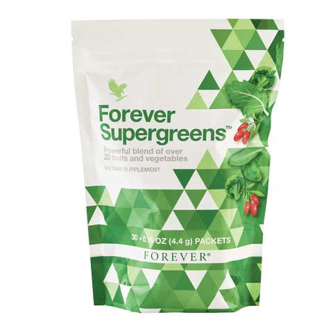 Voel je Vitaal met Forever Supergreens™: Een Krachtige Mix van Groenten, Fruit en Aloë Vera!