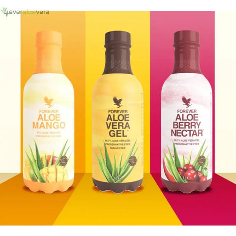 TRIPACK Forever Aloe Combo - 3 x 1 Liter 4everaloevera