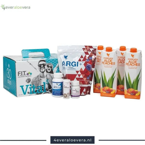 Vital5 Forever Aloe Peaches: De Complete Set voor Een Vitaal Leven met Forever Aloe Vera Gel en Essentiële Voedingssupplementen!