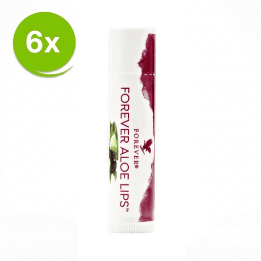 Forever Aloe Lips Pack économique de 6 – Multipack de soins pour les lèvres à l’aloe vera