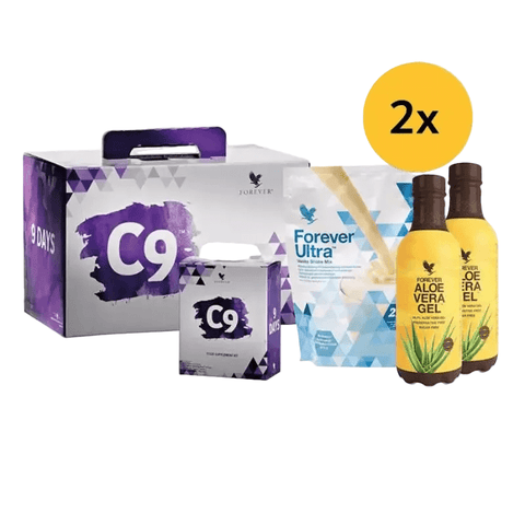 Forever C9 Gel Vanilla – pack de 2 – vue du produit 2