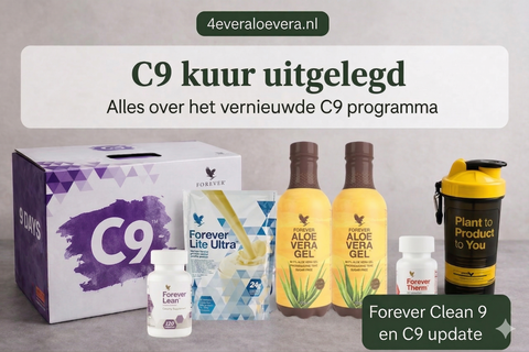 Een duidelijke uitleg over de C9 kuur van Forever Living