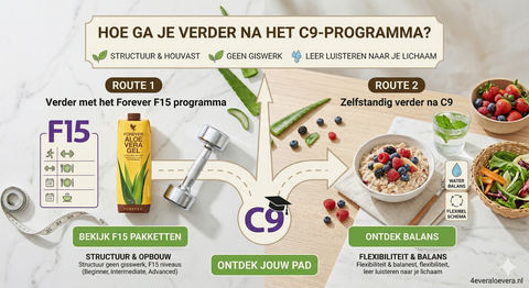 Hoe ga je verder na het C9-programma?