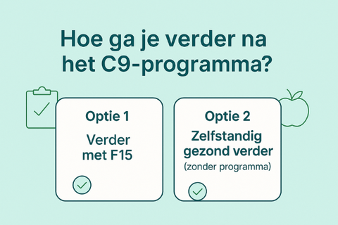 hoe ga je verder na het C9-programma? 