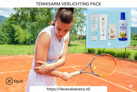 Tennisarm (Laterale Epicondylitis) Natuurlijk Ondersteunen met Forever Living Producten