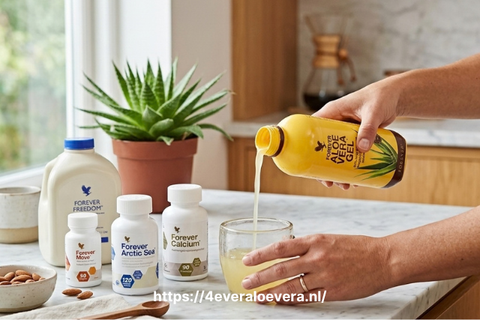 Dagelijkse routine met aloë vera: Forever Freedom & Move