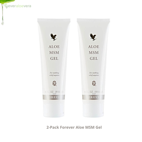 Ontspan en Verfris met Forever 2 pack Aloe MSM Gel voordeel pakket 
