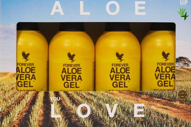 4-Pack Forever Aloe Vera Gel™ – 99,7% Puur, Suikervrij