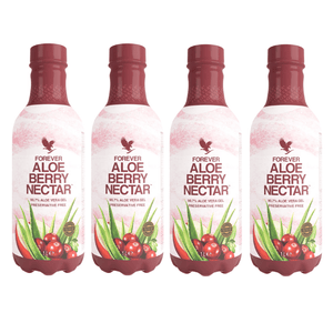 Forever Aloe Berry Nectar Confezione da 4 bevande all'aloe con vitamina C
