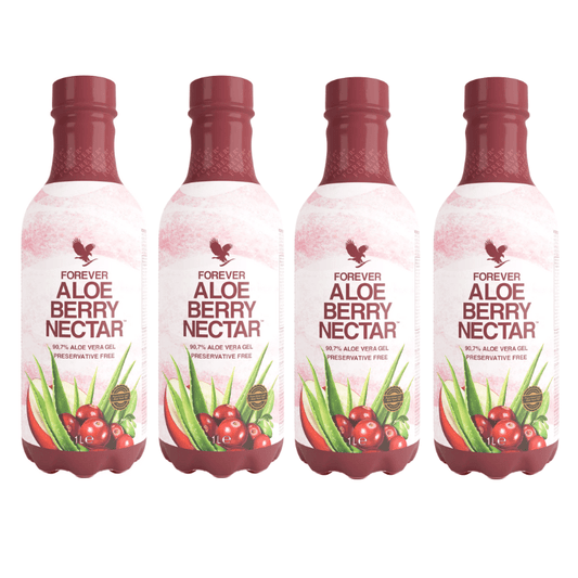 4-Pack Forever Aloe Berry Nectar - 4everaloevera