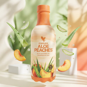Forever Aloe Peaches aloe drink with vitamin C