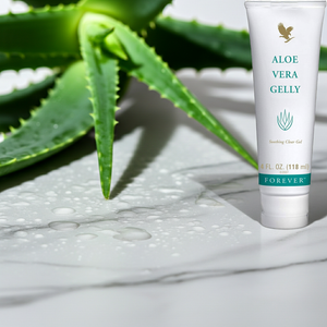 Erleben Sie den natürlichen Trost der Aloe Vera Gelly Creme für strahlende Haut
