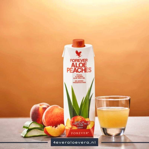 Ervaar de Kracht van Aloe Vera en Perziken in één Verfrissende Drank: Forever Aloe Peaches!