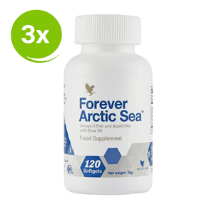 Forever Arctic Sea 3 pack voordeelbundel met omega 3 EPA en DHA