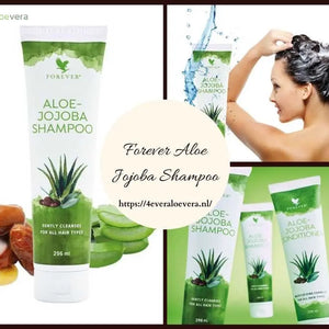 Geben Sie Ihrem Haar die Liebe und Pflege, die es verdient, mit dem Forever Aloe Jojoba Set!
