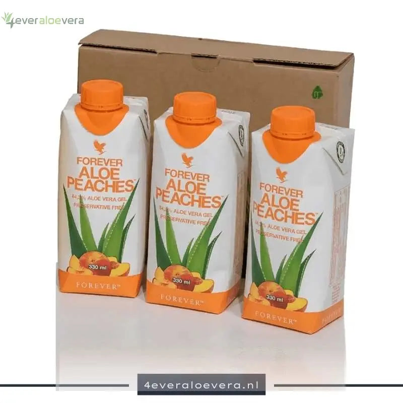 Forever Aloe Peaches Mini - 330ml - 3 Pack