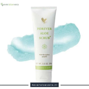 Entdecken Sie die Geschmeidigkeit erneuerter Haut mit Forever Aloe Scrub!