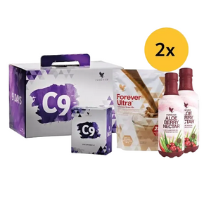 forever c9 cure berry choco benefit bundle double packaging