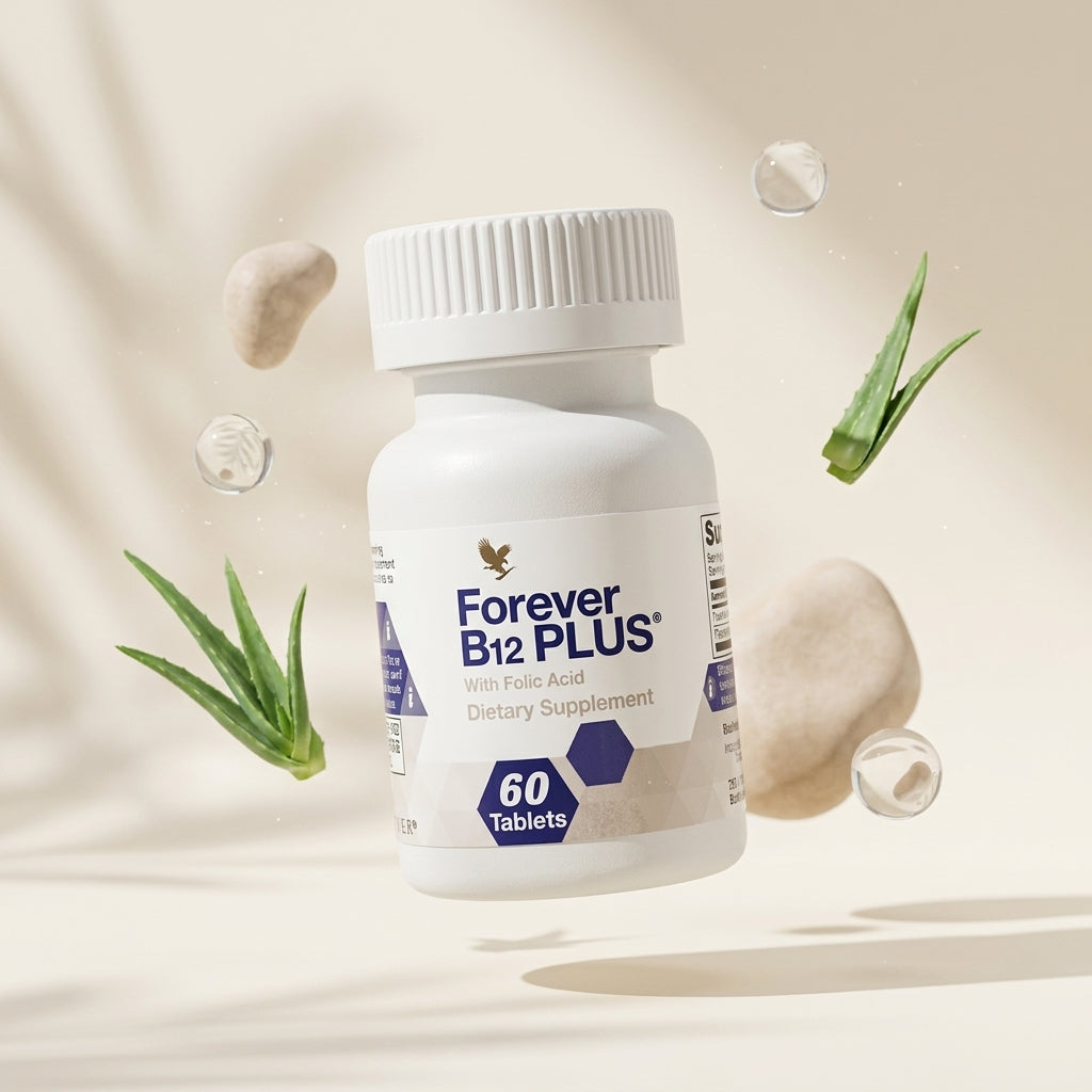 Forever B12 Plus tabletten voor actieve levensstijl en focus