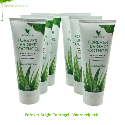Forever Bright Toothgel Voordeelpakket - 6 Stuks 4everaloevera