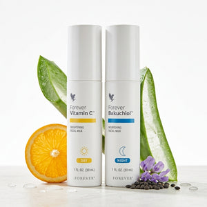 Forever Dag en Nacht huidverzorgingsset met vitamine C en bakuchiol