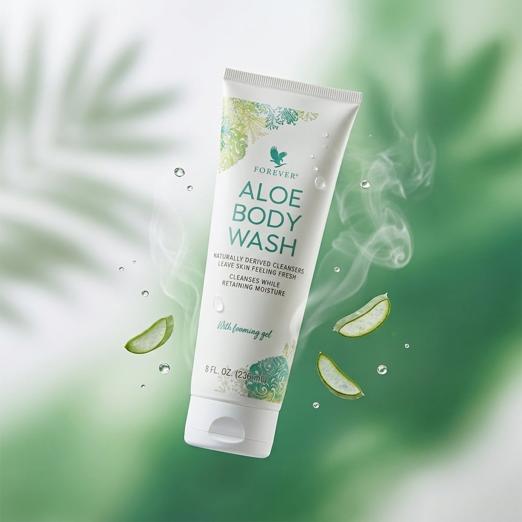 Dagelijkse lichaamsverzorging met de Forever Aloe Body Wsh