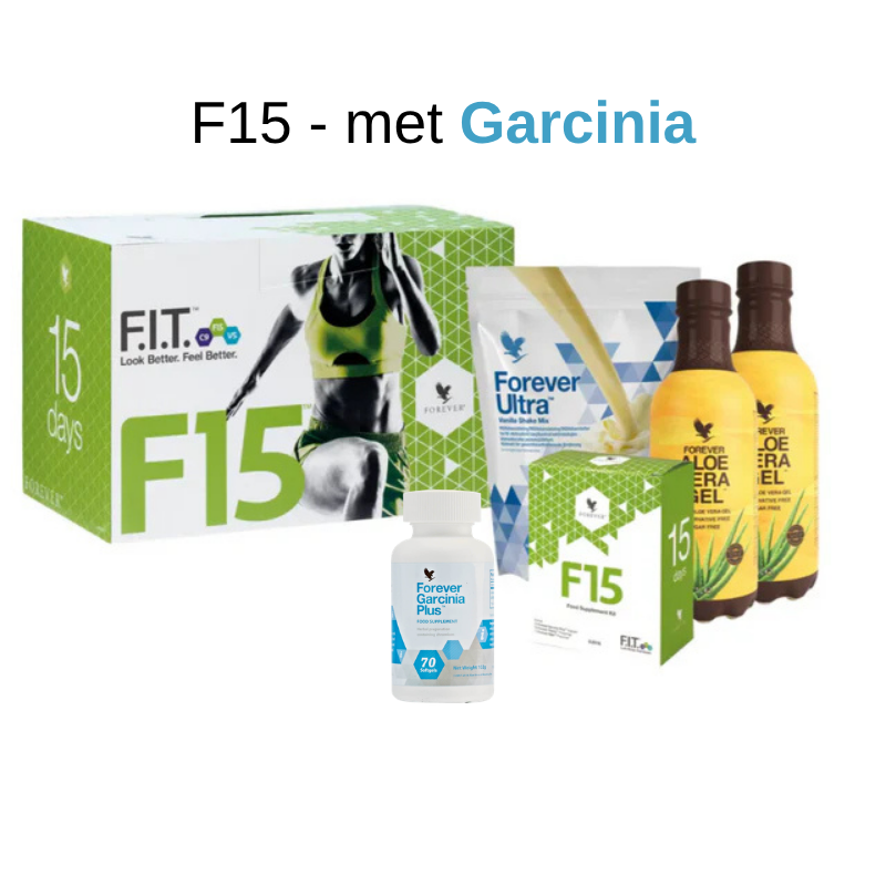 Forever F15 Vanilla met Garcinia voedingsshake voor actieve levensstijl en balans