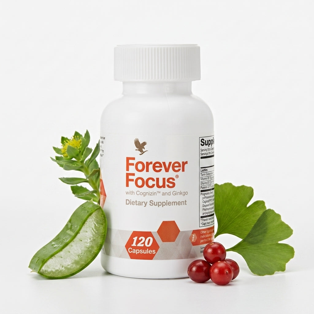 Forever Focus met natuurlijke ingrediënten en vitaminen