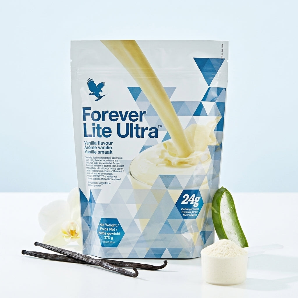 Forever Living Forever Lite Ultra Vanilla shake met romige vanillesmaak