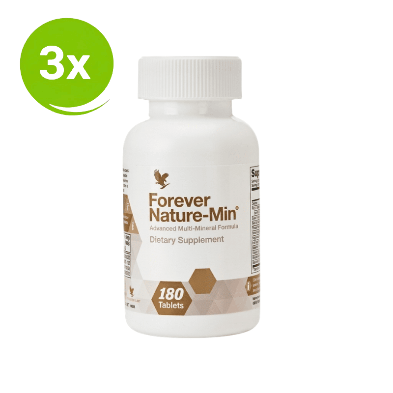 Forever Nature Min 3 pack voordeelbundel met mariene mineralen en sporenelementen