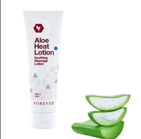 Bestel Forever aloë heat lotion, warmte massage lotion op 4everaloevera.nl voor opwindende en rustige spieren