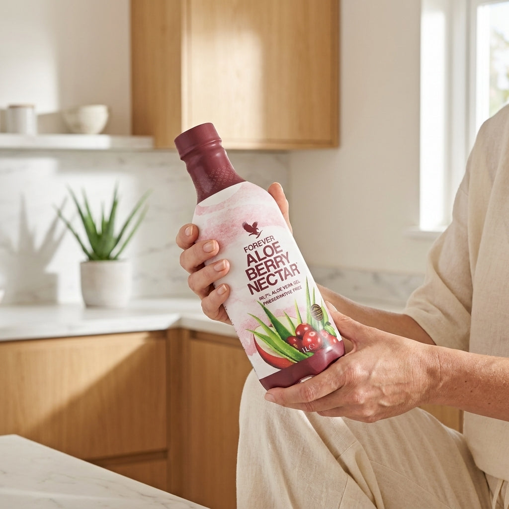 Forever Aloe Berry Nectar supplement met natuurlijke vruchtensappen
