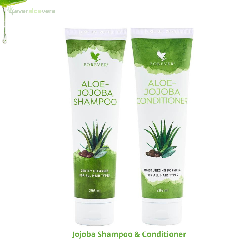 Erleben Sie die Magie von gesundem und glänzendem Haar mit dem Forever Aloe Jojoba Combi Pack!