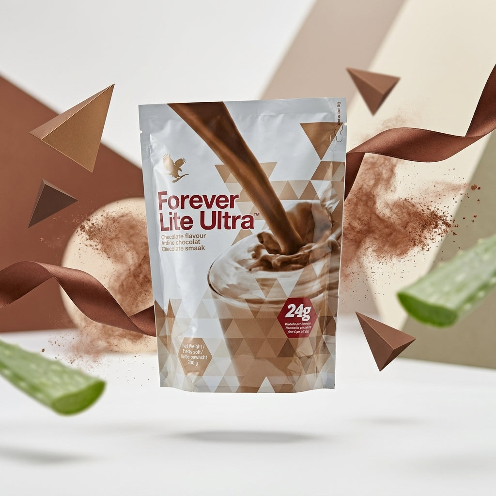 Forever Living Forever Lite Ultra Chocolate shake met rijke chocoladesmaak
