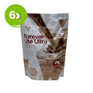 Forever Lite Ultra Chocolate Shake 6 Pack voordeelbundel eiwitrijke maaltijdshake