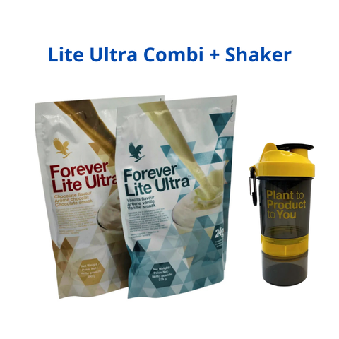 Forever Lite Ultra Combipack inclusief shaker kopen met 15% korting op 4everloevera.nl 