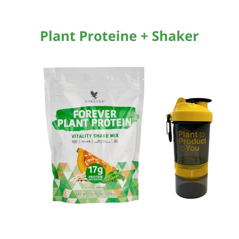 Forever plant proteine shake kopen inc shaker met 15% korting op 4everaloevera.nl