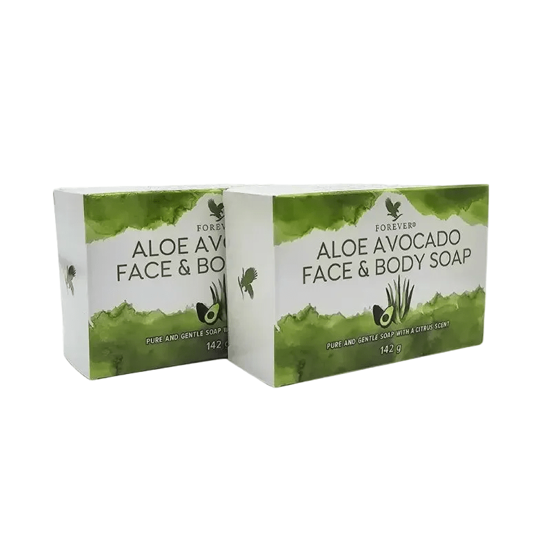 Aloe Avocado Face & Body Soap - 2 Pack - 4everaloevera