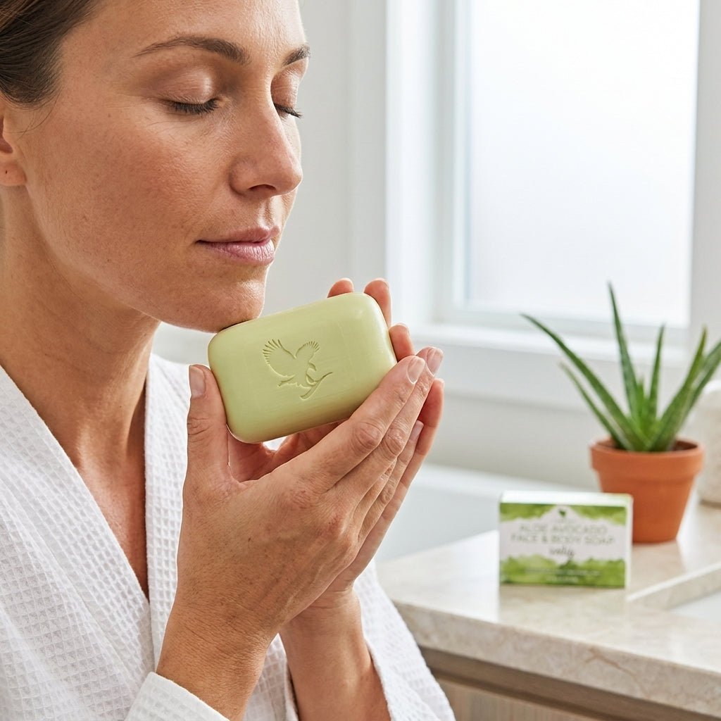Aloe Avocado Face & Body Soap - 4everaloevera