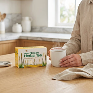 Forever Aloe Blossom Herbal Tea mezcla de hierbas, flores y especias