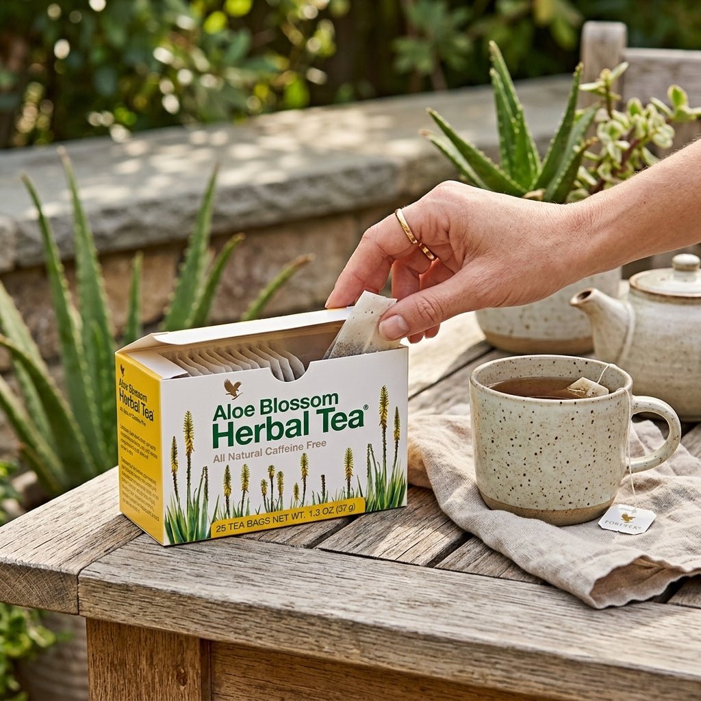 Forever Living Aloe Blossom Herbal Tea herbal tea with aromatic flavor