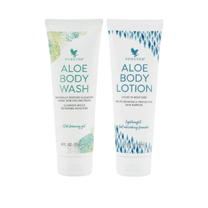 Forever Aloe Body Wash & Lotion Combi Pack met aloë vera douchegel en bodylotion