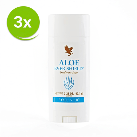 Forever Aloe Ever-Shield Deodorant 3-pack voordeelbundel – Frisse deodorant stick zonder aluminium