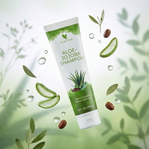 Aloe-Jojoba Shampoo pour tous les types de cheveux et usage quotidien
