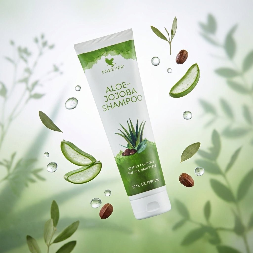 Aloe-Jojoba Shampoo pour tous les types de cheveux et usage quotidien