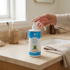 Nettoyant soyeux à base d'aloe vera pur qui hydrate tout en nettoyant efficacement